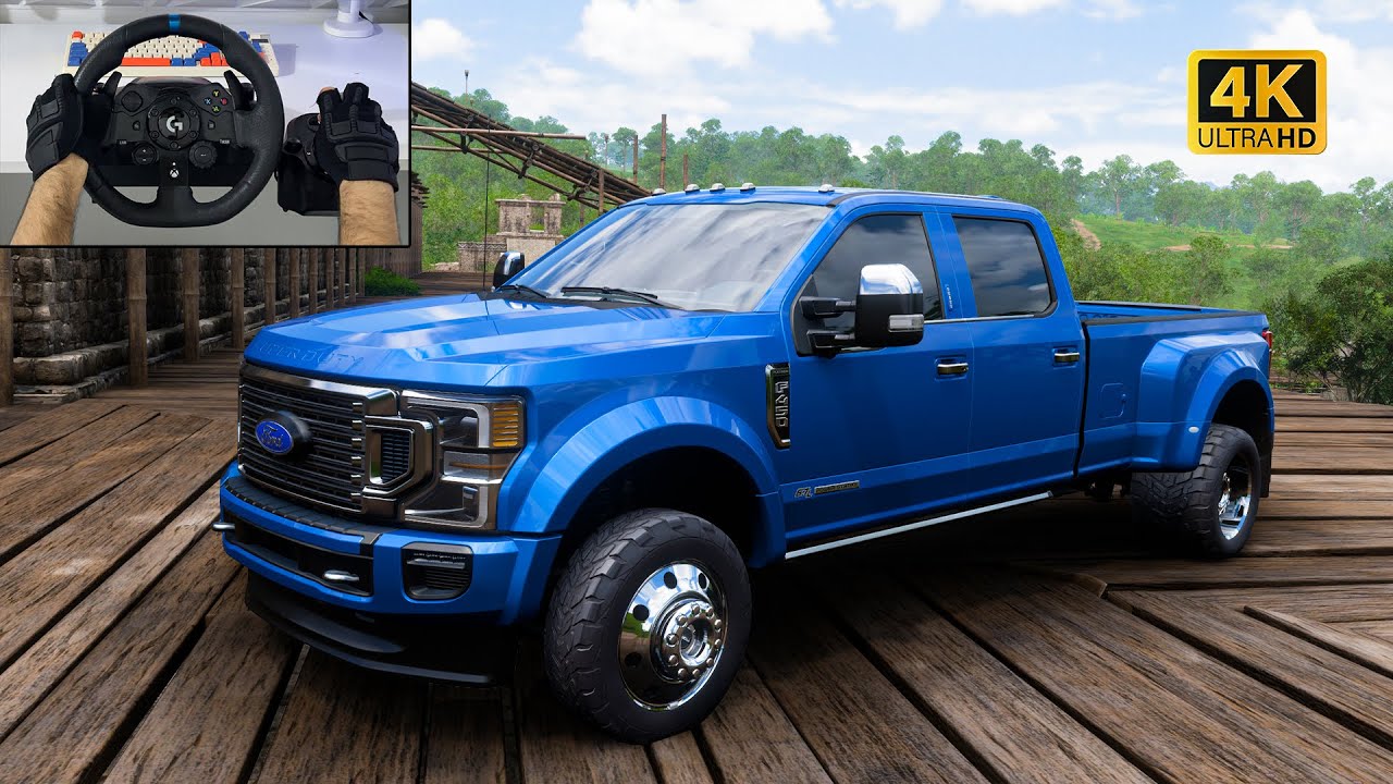 Ford Super Duty F450 Drw Platinum 2020 & Forza Horizon 5 Steering Wheel ...