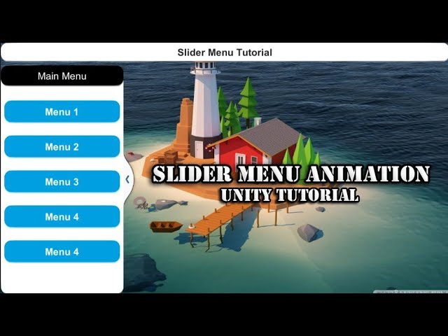 Unity Tutorial - Making Slider Menu Animation - YouTube