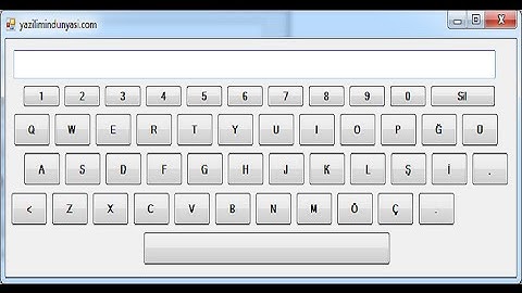 C# Ders 1: Form Ekranı ve Form Elemanları