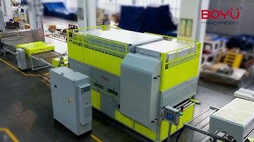 Looking at this marvelous SPC flooring extrusion line!