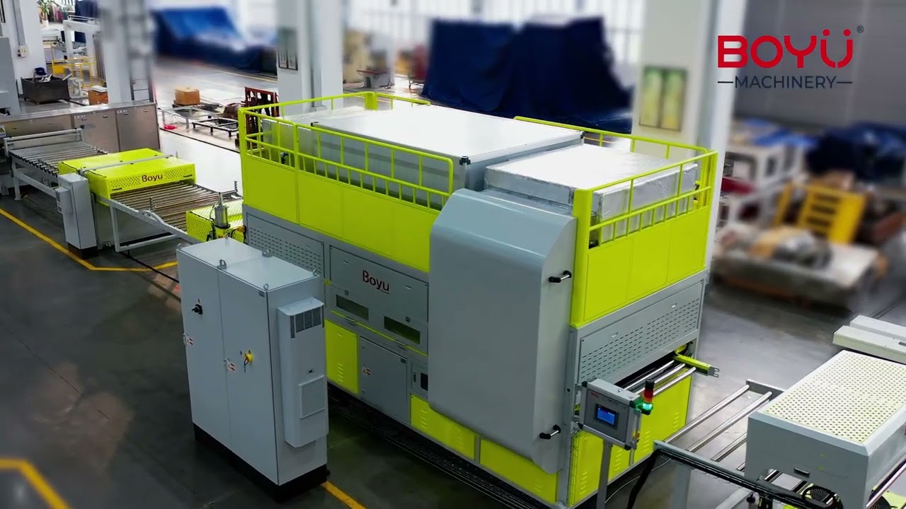 Looking at this marvelous SPC flooring extrusion line!