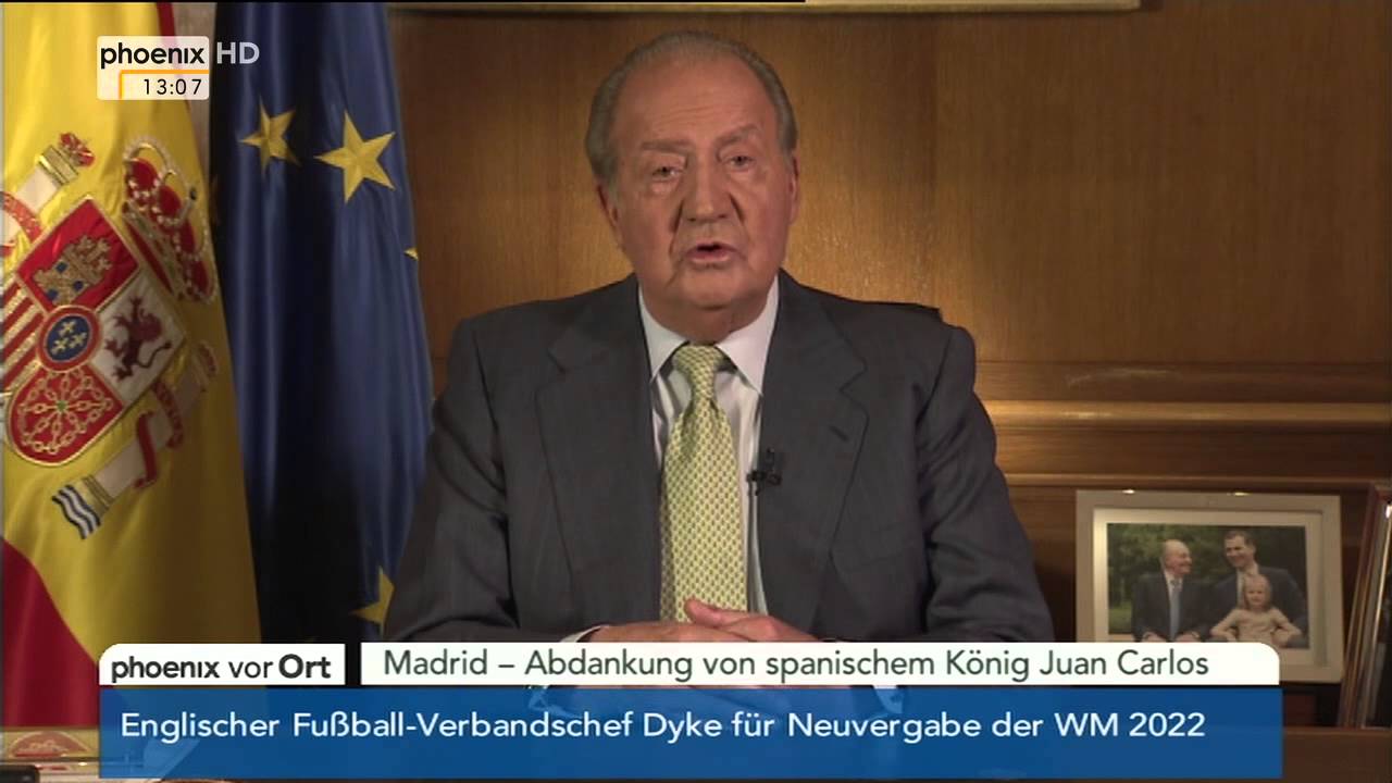 Madrid: Abdankung von König Juan Carlos am 02.06.2014