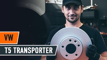 Så byter du bromsskivor fram på VW T5 TRANSPORTER Skåpbil [AUTODOC-LEKTION]