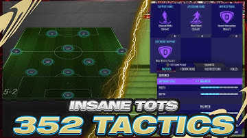 BEST ATTACKING 352 CUSTOM TACTICS + INSTRUCTIONS TO GET YOU MORE WINS DURING TOTS!