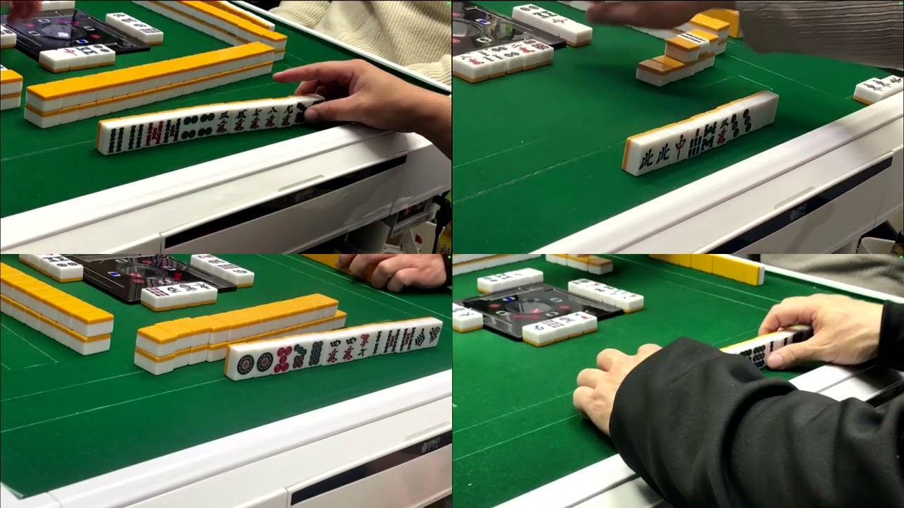 2026/01/03　4人打ち（おおまかMリーグルール）　3回戦　手牌 同時　編集なし　IOHD0254