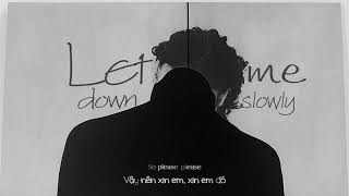 Vietsub | Let Me Down Slowly - Alec Benjamin | Lyrics Video Resimi