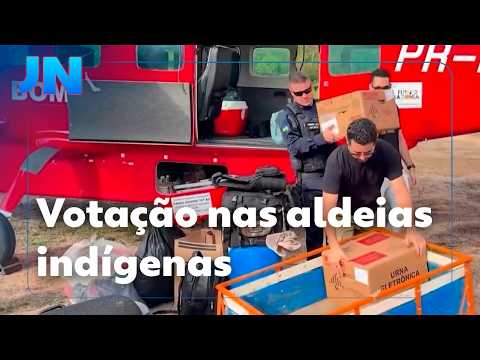 JN: Urnas eletrônicas são levadas à aldeias indígenas para garantir o direito ao voto