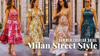 👜BEAUTIFUL & ELEGANT ITALIAN FASHION | HOW ITALIANS ARE GETTING READY FOR SUMMER. MILAN STREET STYLE