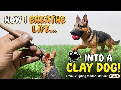 A Dog's Loyalty: German Shepherd Claymation Short 🎥 🐶