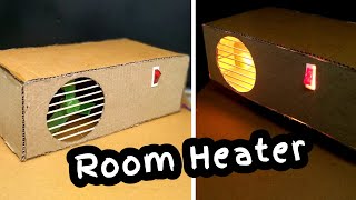 How to make Room Heater At Home | Diy Cardboard Heater
