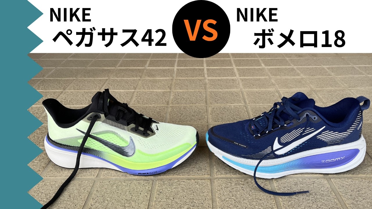 ホメロス　希少 Pegasus 42 vs. Vomero 18 | In-depth Comparison Review - YouTube