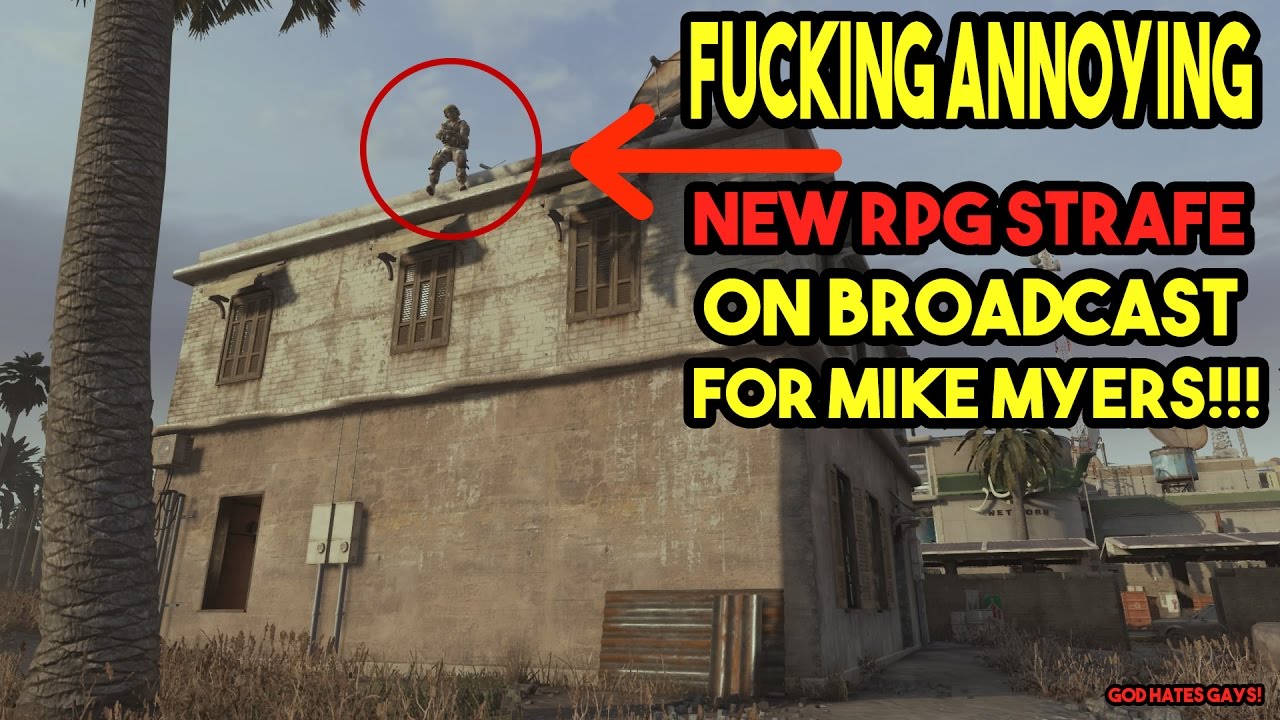 MWR New Broadcast RPG C strafe. (Michael Myers/ Hide and Seek spot)