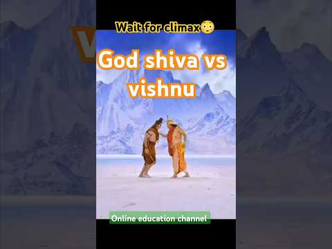 God Shiva And Vishnu S Fight Trendingshorts Story Youtubeshorts Fight Viralvideo God 