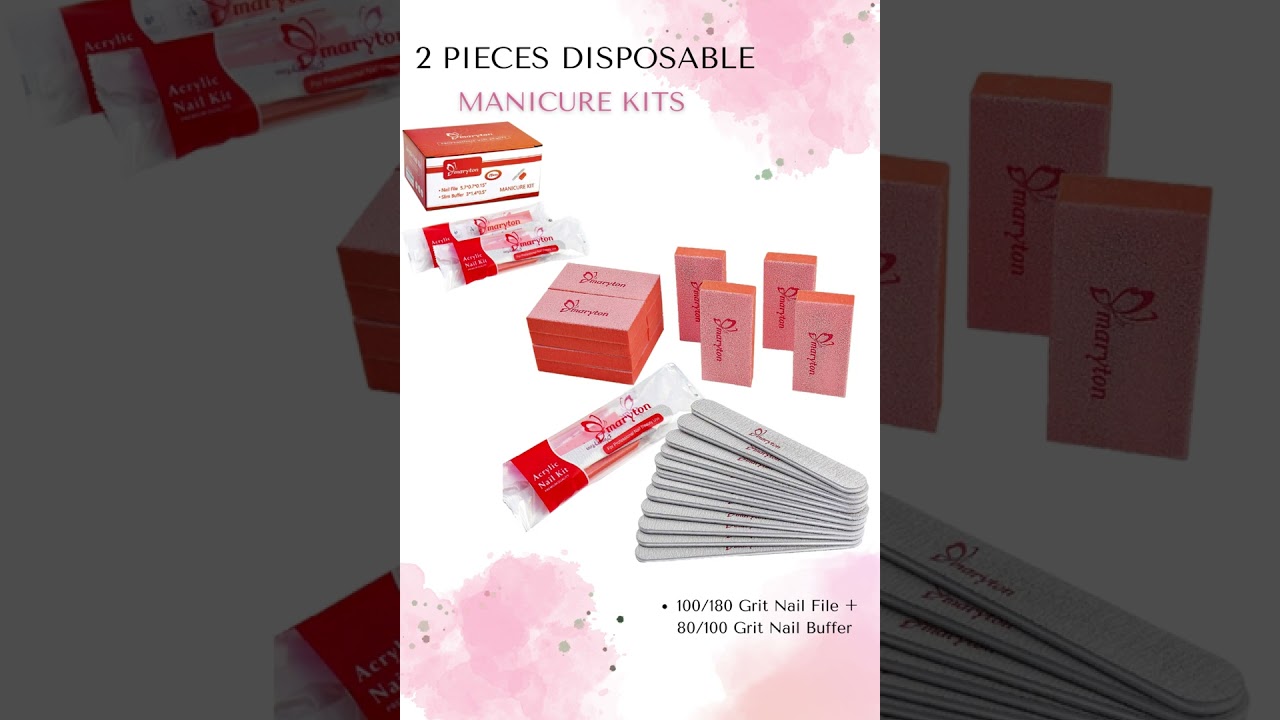 🥰🥰2 Pieces Disposable Professional Manicure Kits💗