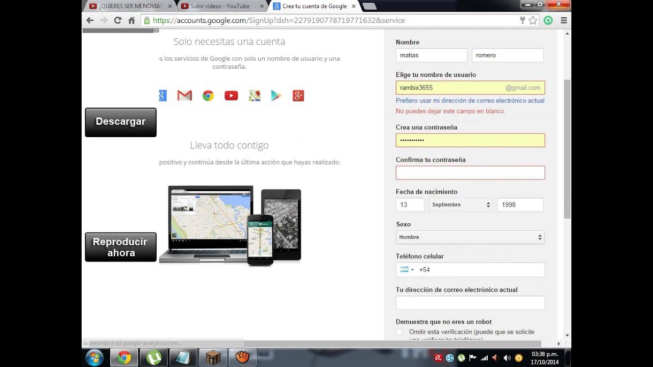 Como Puedo Hacer Una Cuenta De Google