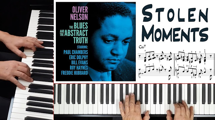 Stolen Moments Piano version - Piano performance video thumbnail