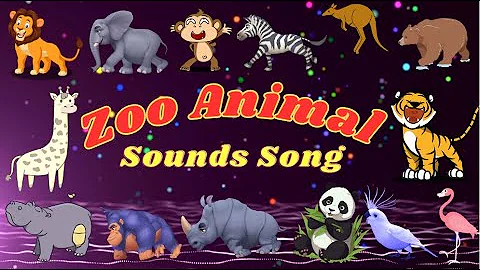 Zoo Animal Sounds Song | Animal Sounds Song for Kids | Kids TV
