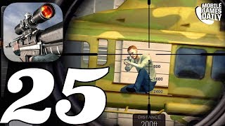 SNIPER 3D ASSASSIN - Gameplay Walkthrough Part 25 - ALL Kertzville Primary Missions (iOS Android) screenshot 2