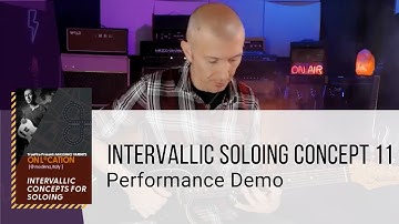 🎸 Intervallic Soloing Concept 11 - Performance Demo - Guitar Lessons - Massimo Varini