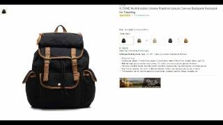 B00ZHSEPOM S Zone Canvas Travelling Backpack screenshot 4