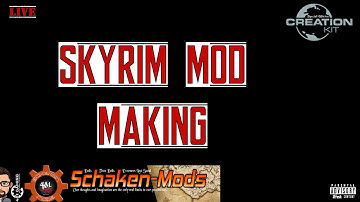 🔴SKYRIM Creation Kit - Scene Creation Start To Finish - Basic