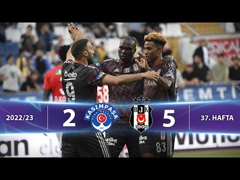 Kasımpaşa (2-5) Beşiktaş – Highlights/Özet | Spor Toto Süper Lig – 2022/23