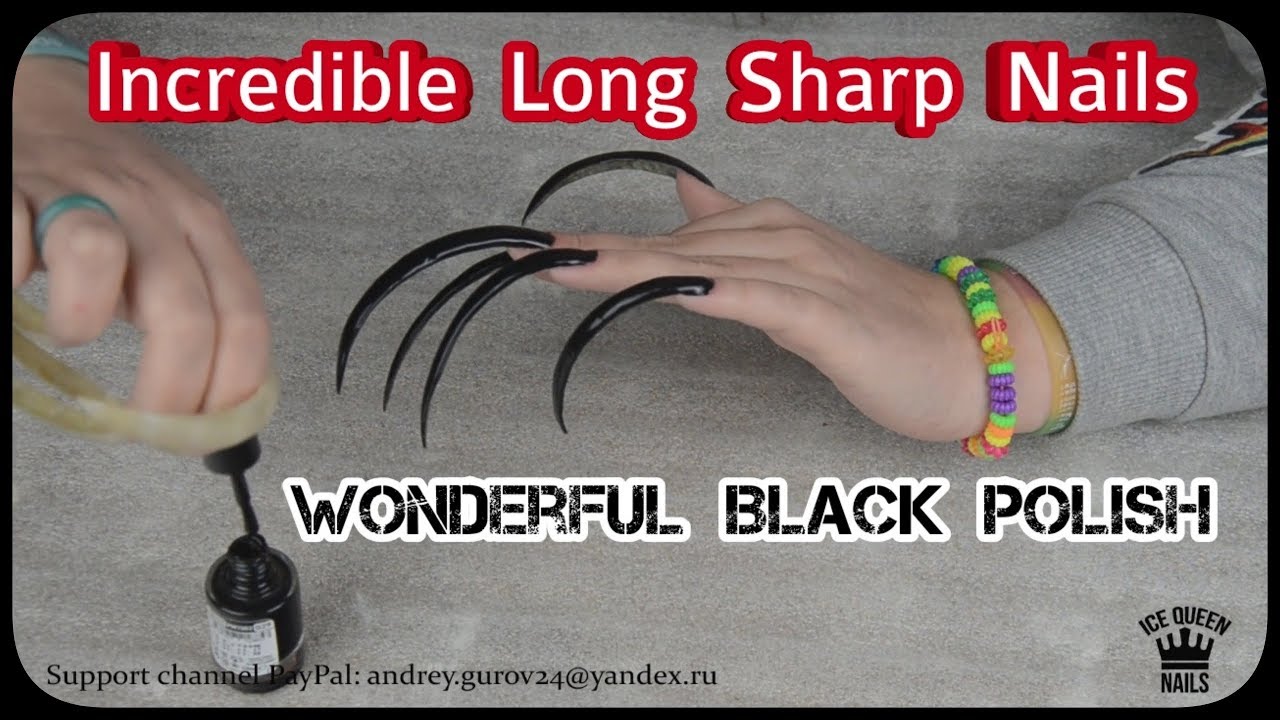 Sensational Asmr long SHARP  nails Polishing  BEST  CLOSE UP asmr! Perfect TINGLES and TRIGGERS  💅