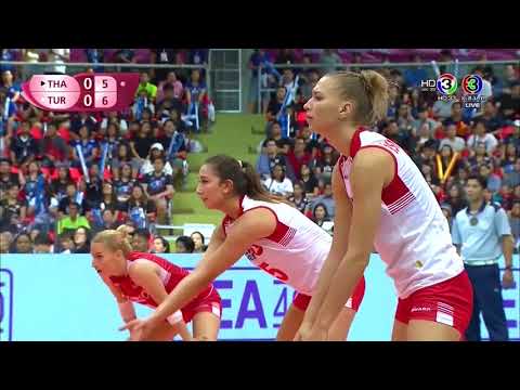 ไทย vs ตุรกี   วอลเลย์บอลหญิง เวิลด์กรังด์ปรีซ์ 2017 [22 ก.ค. 2560] #WGP2017