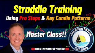 Straddle Training - Using Pro Stops & Key Candle Patterns In The Stock Market