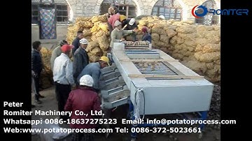 Automatic Potato Size Sorting Machine with Four Grading Level-Romiter Machinery