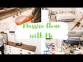 MASSIVE CLEAN WITH ME | BEDROOMS + BATHROOM