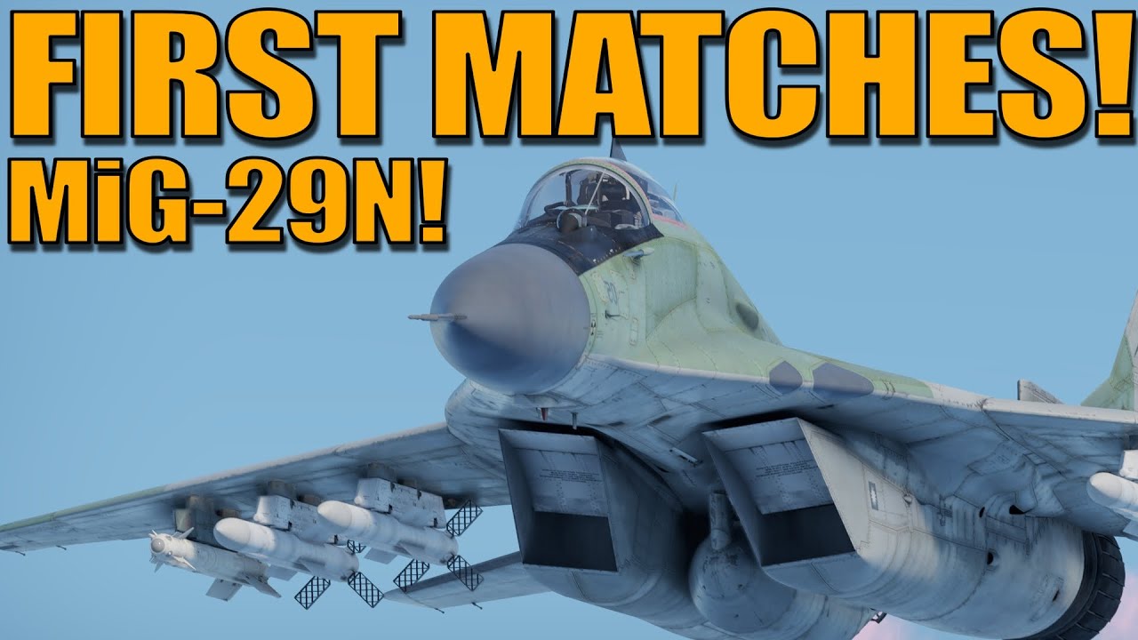 Мой новый любимый МиГ-29! Первые бои на МиГ-29Н! - War Thunder