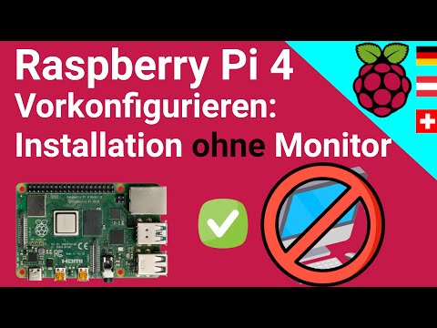 Raspberry Pi 4 OHNE Monitor installieren und einrichten durch Vorkonfiguration unter Windows & Linux