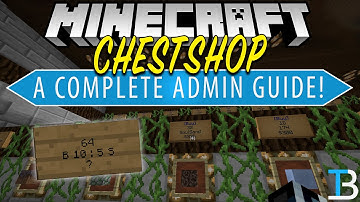 How To Setup ChestShop on Your Minecraft Server (How To Make Player Shops!)