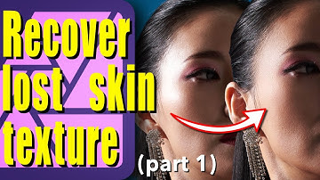 Recovering overexposed skin detail in Affinity Photo