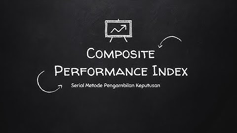 Memilih Karyawan dgn Metode CPI (composite performance index)