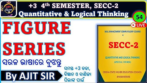 FIGURE SERIES IN ODIA | LOGICAL REASONING | QLT | SECC