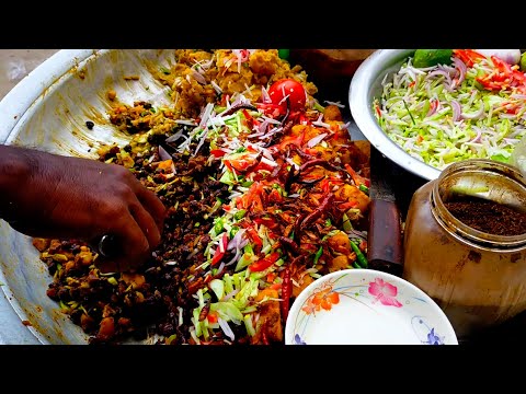 20/- Snacks Chana Masala Chola Vuna With Extreme Knife Skills | Bangladeshi Street Food