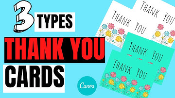 How To Create A Thank You Card Using Canva// Create Thank You Cards For Etsy On Canva