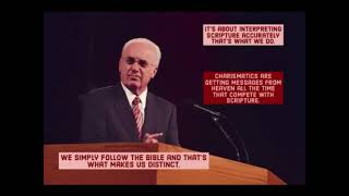 John MacArthur explains the difference between Grace to You &amp; charismatic churches - Must Watch!