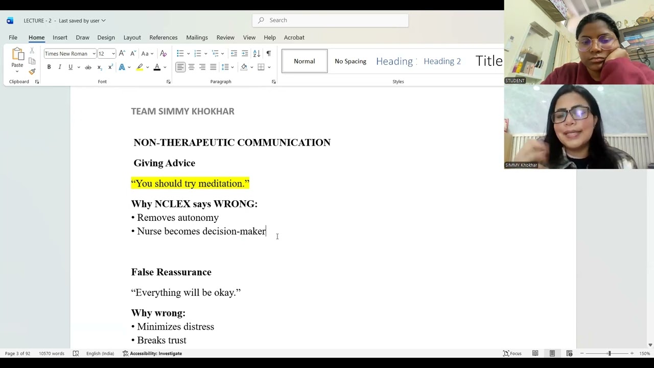 MENTAL HEALTH NURSING LECTURE - 1