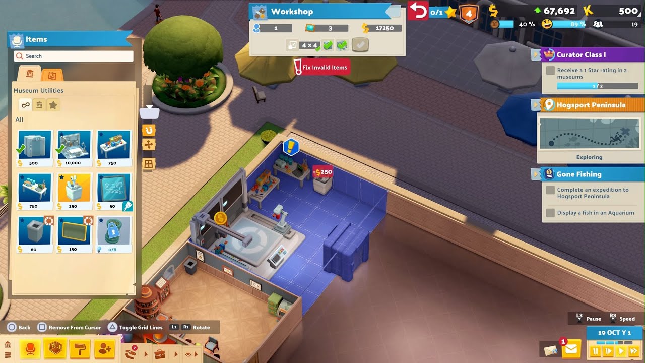 Two Point Museum Gameplay 🏛️ PS5 - Excellent sim - YouTube