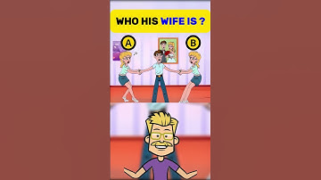 Who his wife is ? #puzzle #brainteaser #quiz #logicpuzzle #mystery #logicpuzzle #riddle