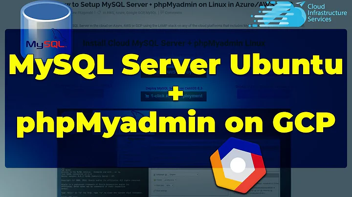 How to Setup MySQL Server Ubuntu + phpMyadmin on GCP using LAMP Stack (2 Min Setup)