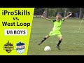 Iproskills vs west loop  u8 boys youth soccer game highlights sept 18 2022