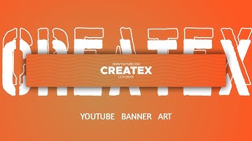 How to create youtube banner art on android using pixellab || Createx