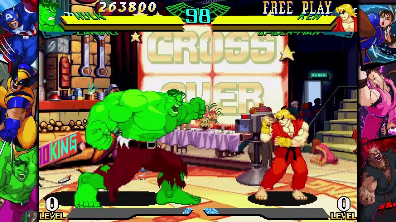 Marvel Super Heroes vs. Street Fighter (PlayStation 4) Arcade as