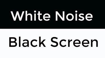 24 Hour White Noise for Sleeping, Working & Studying | Black Screen