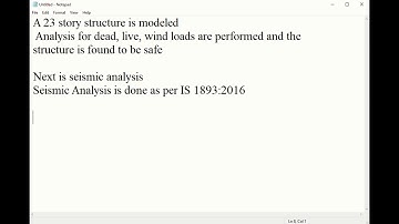 Seismic Design - Project assignment for Skyfi Labs online course - by Robin George Reji