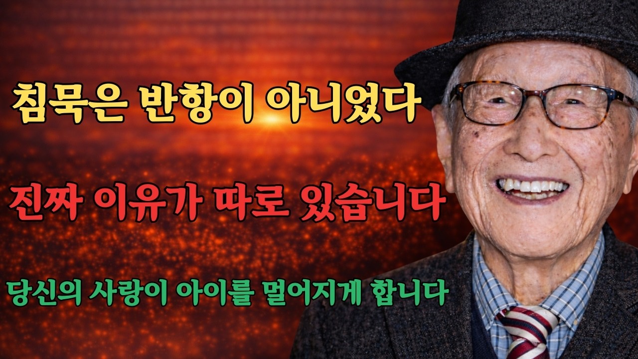 자녀가 입을 닫는 순간, 부모는 비로소 깨닫습니다